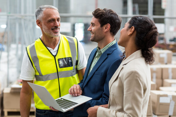 hr support and factory worker photo
